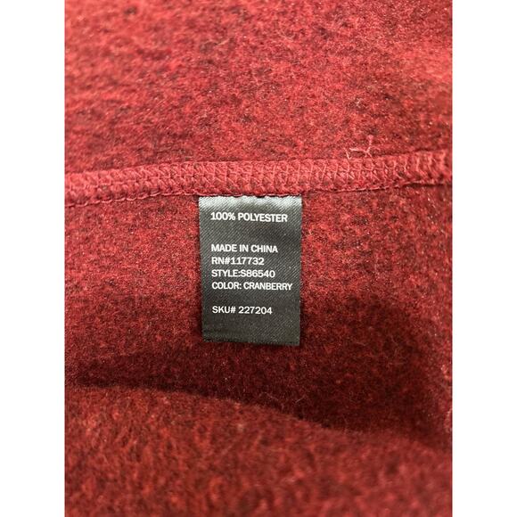 ZeroXposur Men's XL Gray Cranberry Black Trim Half Zip Pull Over Stretch Wrist - Picture 7 of 7